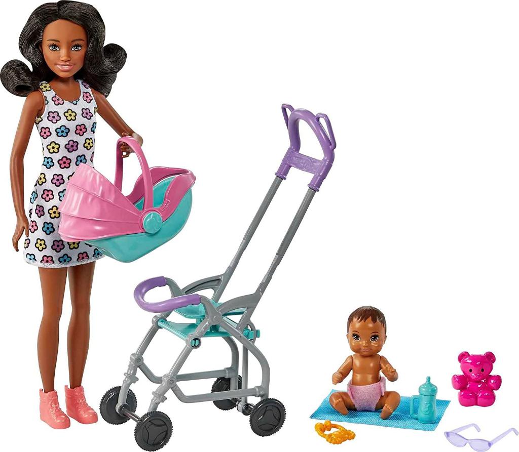 Barbie Bebek Bakıcısı Bebeği ve Aksesuarları Oyun Seti FHY97-HHB68 Barbie Bebek Bakıcısı Bebeği ve Aksesuarları Oyun Seti FHY97-HHB68