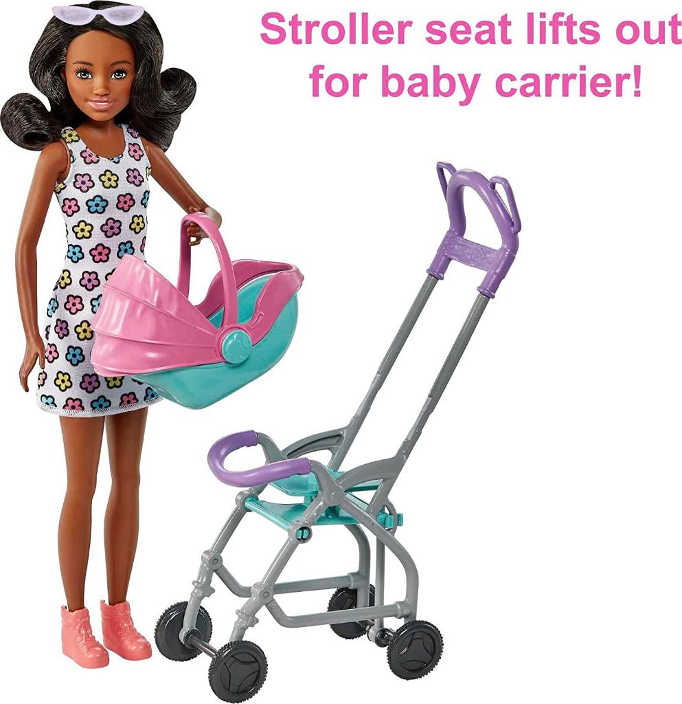Barbie Bebek Bakıcısı Bebeği ve Aksesuarları Oyun Seti FHY97-HHB68 Barbie Bebek Bakıcısı Bebeği ve Aksesuarları Oyun Seti FHY97-HHB68