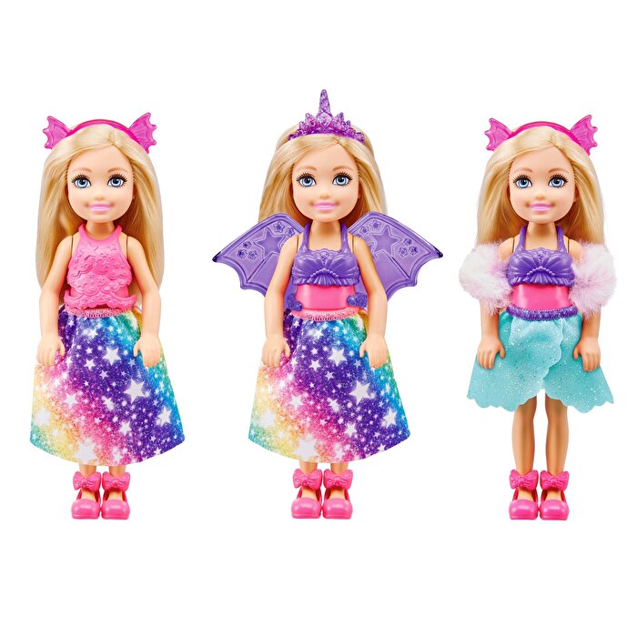 Barbie Dreamtopia Chelsea ve Kostümleri Oyun Seti GTF40 Barbie Dreamtopia Chelsea ve Kostümleri Oyun Seti GTF40