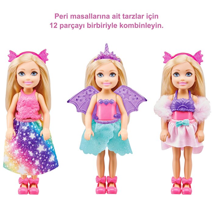 Barbie Dreamtopia Chelsea ve Kostümleri Oyun Seti GTF40 Barbie Dreamtopia Chelsea ve Kostümleri Oyun Seti GTF40
