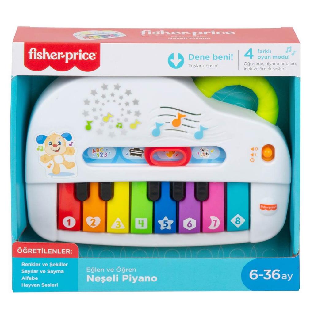 Fisher Price Eğlen & Öğren Işıklı ve Eğlenceli Oyuncak Piyano Türkçe GTW20 Fisher Price Eğlen & Öğren Işıklı ve Eğlenceli Oyuncak Piyano Türkçe GTW20