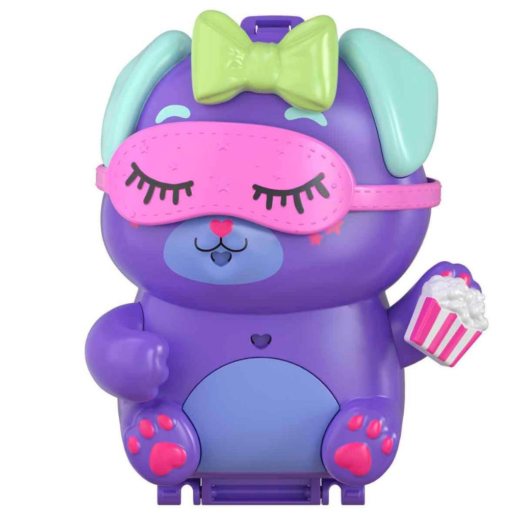 Polly Pocket ve Maceraları Kompakt Oyun Seti Göz Bantlı Köpek JFG56-JCR38 Polly Pocket ve Maceraları Kompakt Oyun Seti Göz Bantlı Köpek JFG56-JCR38