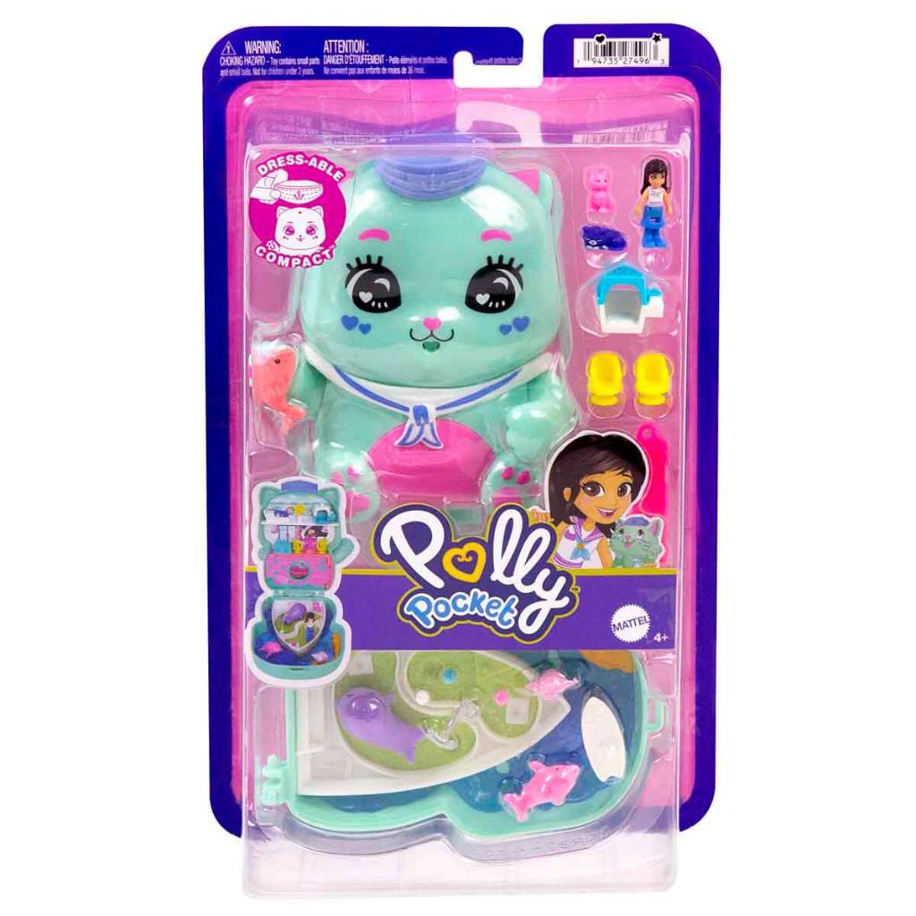 Polly Pocket ve Maceraları Kompakt Oyun Seti Kedi JFG56-JCR37 Polly Pocket ve Maceraları Kompakt Oyun Seti Kedi JFG56-JCR37