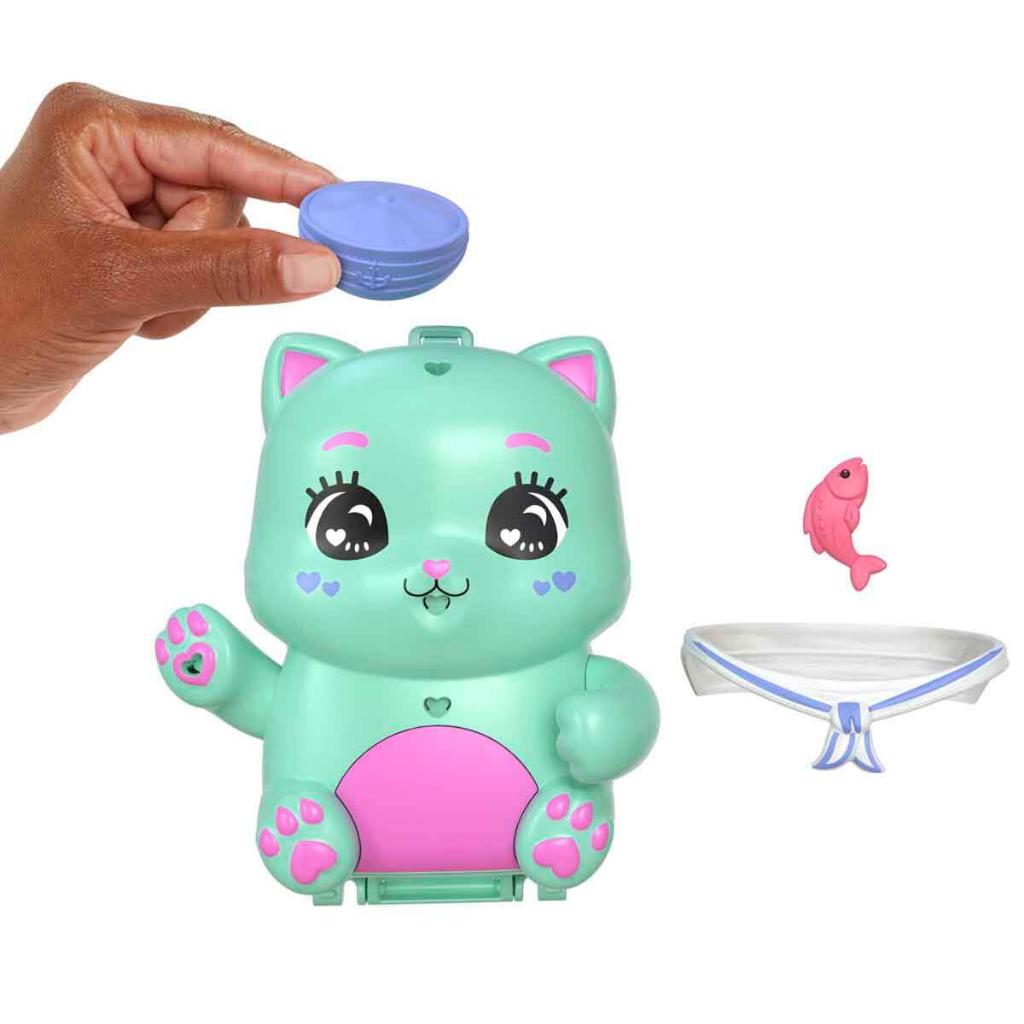 Polly Pocket ve Maceraları Kompakt Oyun Seti Kedi JFG56-JCR37 Polly Pocket ve Maceraları Kompakt Oyun Seti Kedi JFG56-JCR37