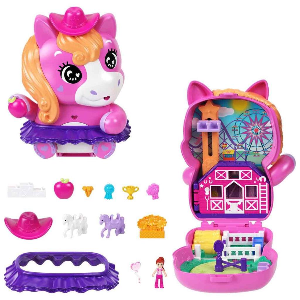 Polly Pocket ve Maceraları Kompakt Oyun Seti Midlli JFG56-JCR39 Polly Pocket ve Maceraları Kompakt Oyun Seti Midlli JFG56-JCR39