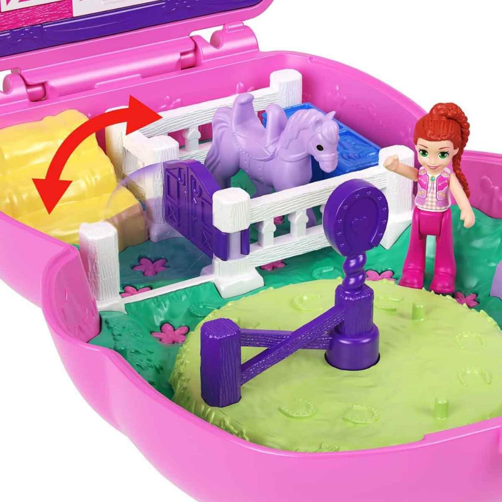 Polly Pocket ve Maceraları Kompakt Oyun Seti Midlli JFG56-JCR39 Polly Pocket ve Maceraları Kompakt Oyun Seti Midlli JFG56-JCR39