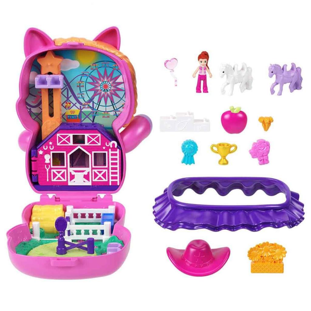 Polly Pocket ve Maceraları Kompakt Oyun Seti Midlli JFG56-JCR39 Polly Pocket ve Maceraları Kompakt Oyun Seti Midlli JFG56-JCR39