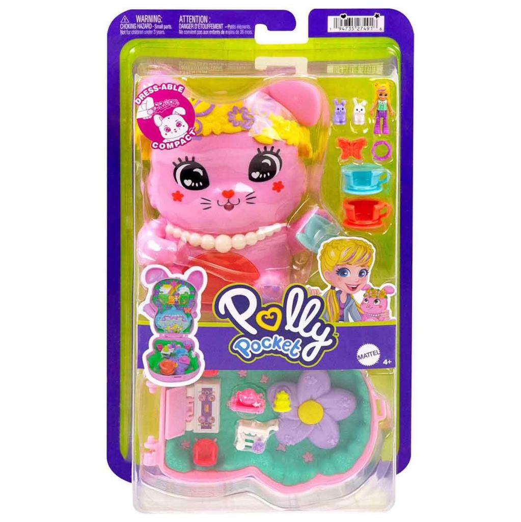 Polly Pocket ve Maceraları Kompakt Oyun Seti Tavşan JFG56-JCR40 Polly Pocket ve Maceraları Kompakt Oyun Seti Tavşan JFG56-JCR40