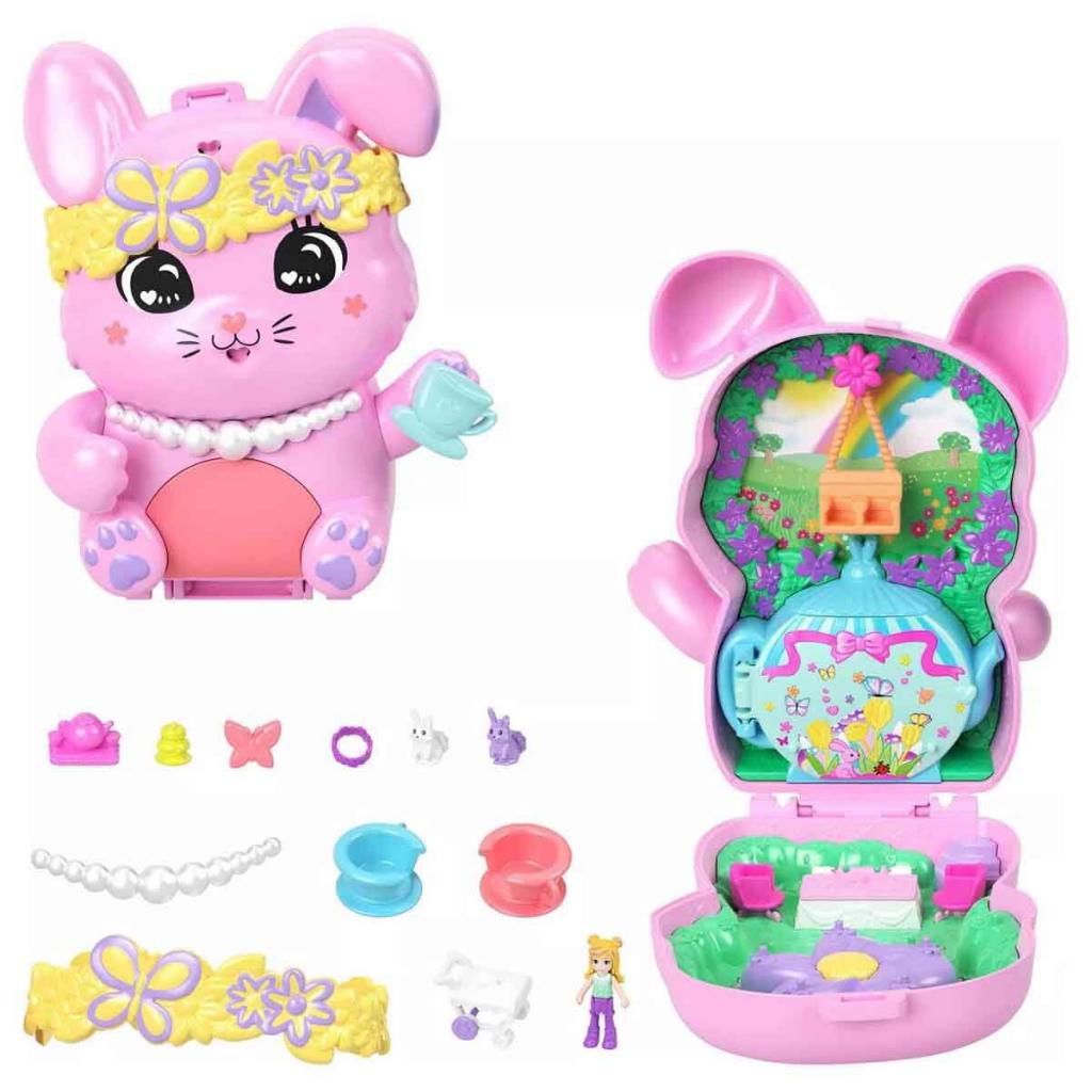Polly Pocket ve Maceraları Kompakt Oyun Seti Tavşan JFG56-JCR40 Polly Pocket ve Maceraları Kompakt Oyun Seti Tavşan JFG56-JCR40