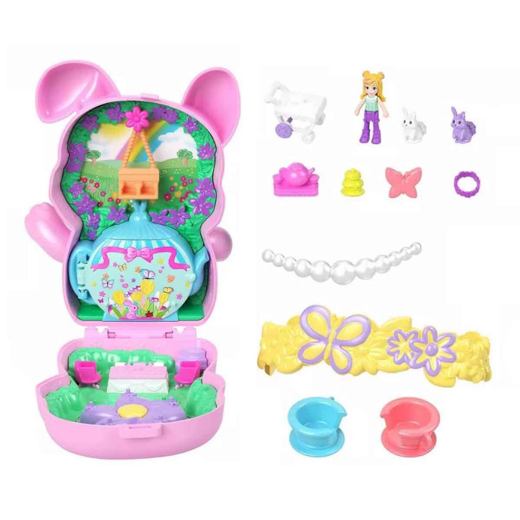 Polly Pocket ve Maceraları Kompakt Oyun Seti Tavşan JFG56-JCR40 Polly Pocket ve Maceraları Kompakt Oyun Seti Tavşan JFG56-JCR40